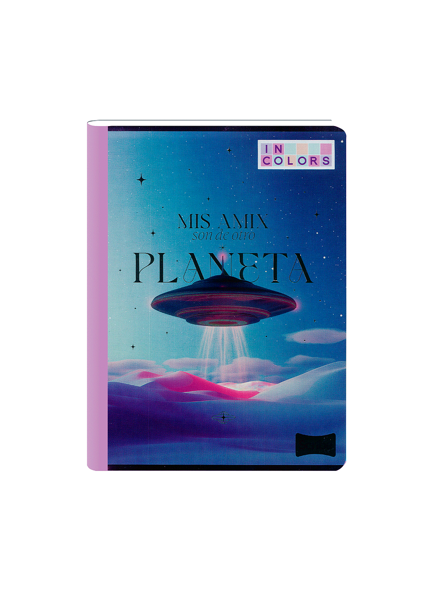 Cuaderno Cosido Incolors 100 Hojas Cuadros 3