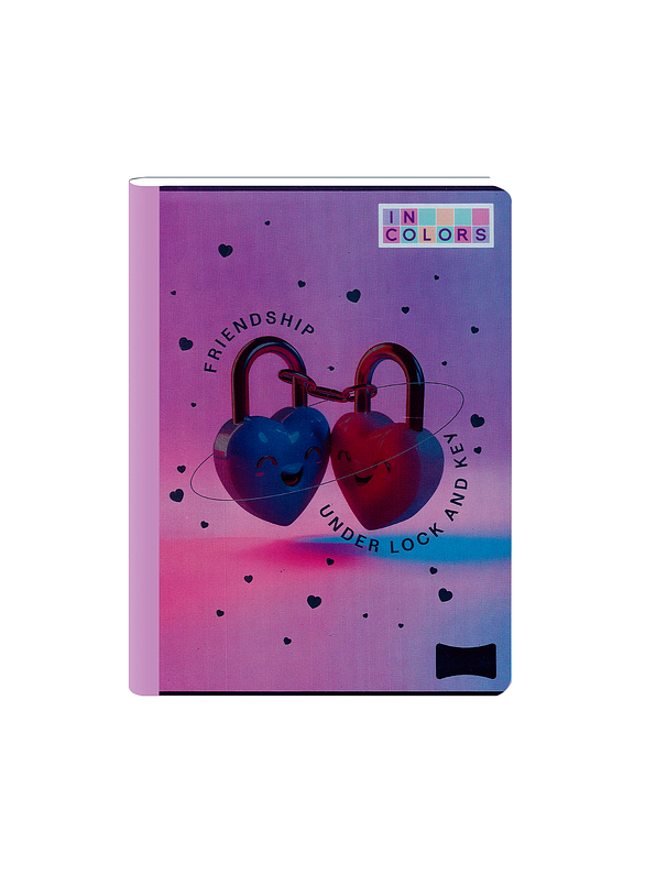 Cuaderno Cosido Incolors 100 Hojas Cuadros 4