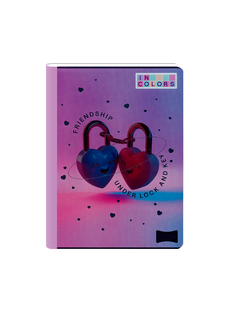 Cuaderno Cosido Incolors 100 Hojas Cuadros 4