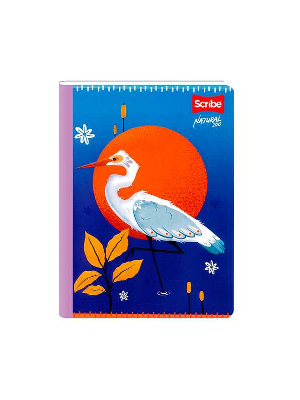 Cuaderno Cosido Natural Zoo 50 Hojas Cuadros 4