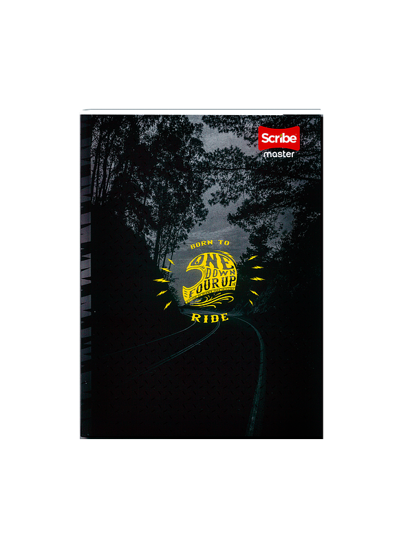 Cuaderno Cosido Masculino Pasta Dura Master Mas 100 Hojas  3