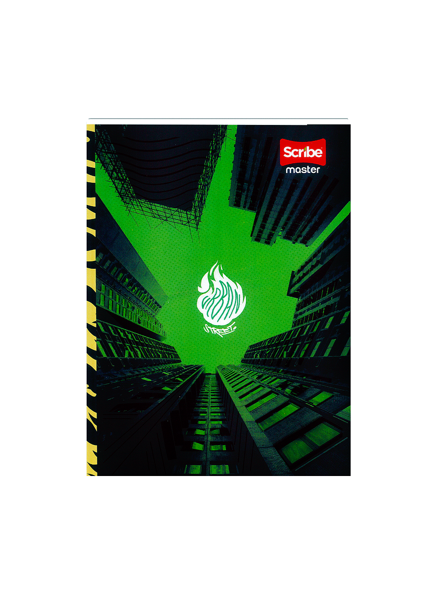 Cuaderno Cosido Masculino Pasta Dura Master Mas 100 Hojas  5