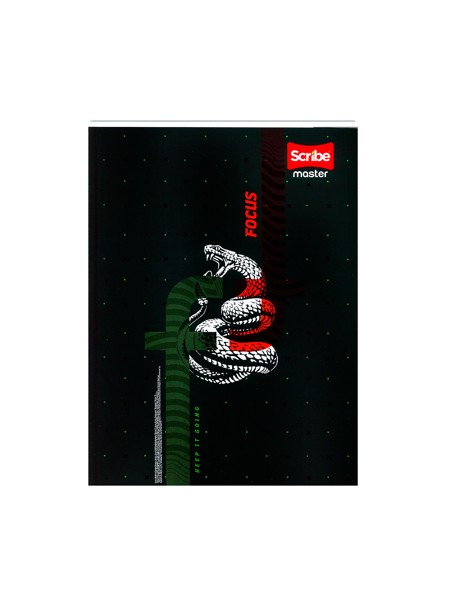 Cuaderno Cosido Masculino Pasta Dura Master Mas 100 Hojas  6