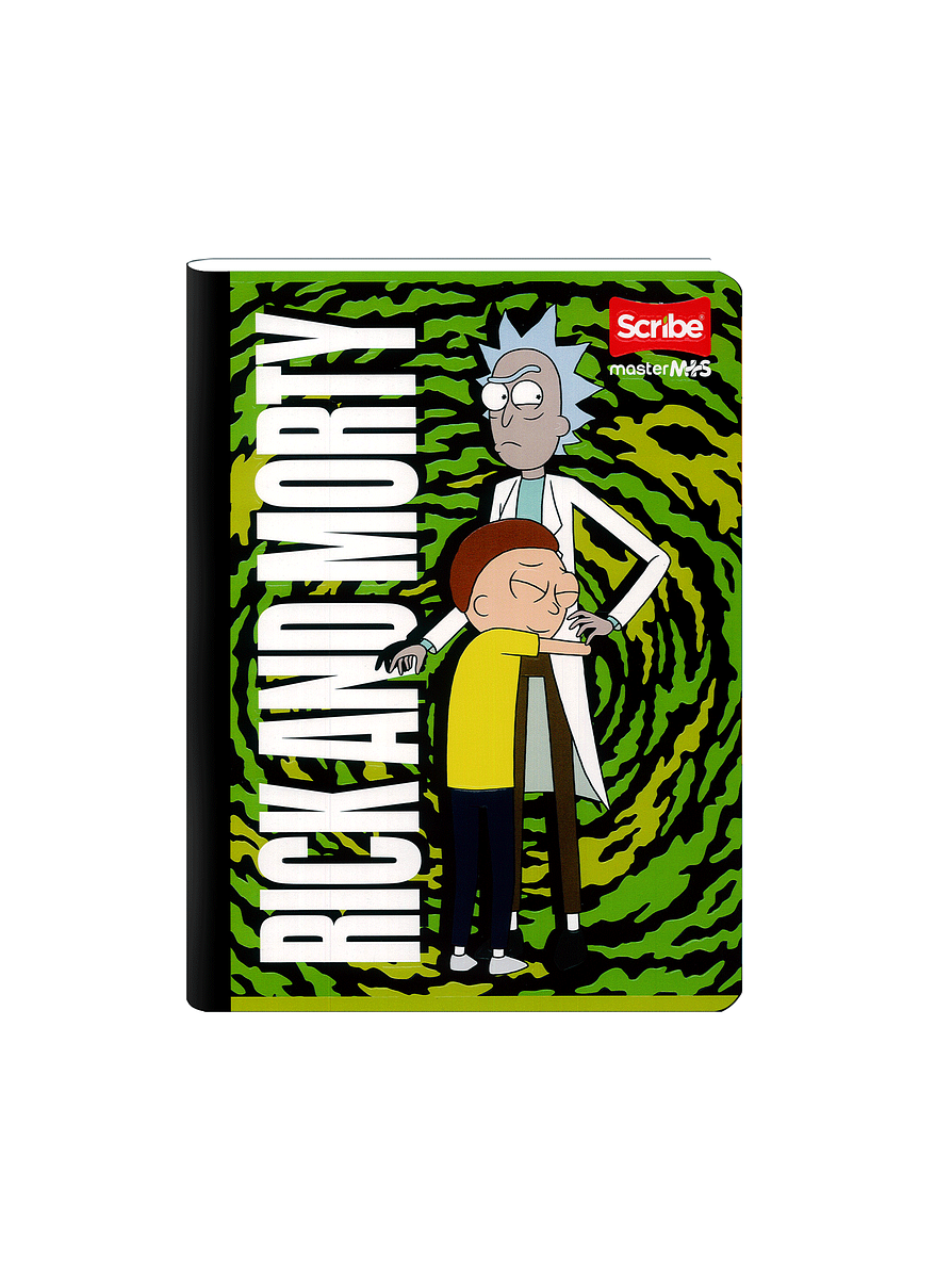 Cuaderno Cosido Rick And Morty 100 Hojas Cuadros 2
