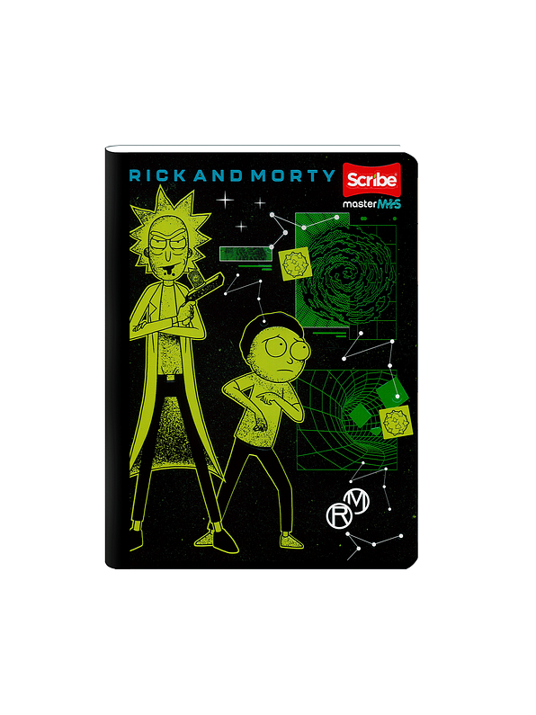Cuaderno Cosido Rick And Morty 100 Hojas Cuadros 6