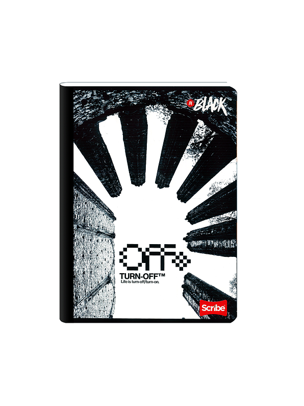 Cuaderno Cosido Inblack 50 Hojas Cuadros 1