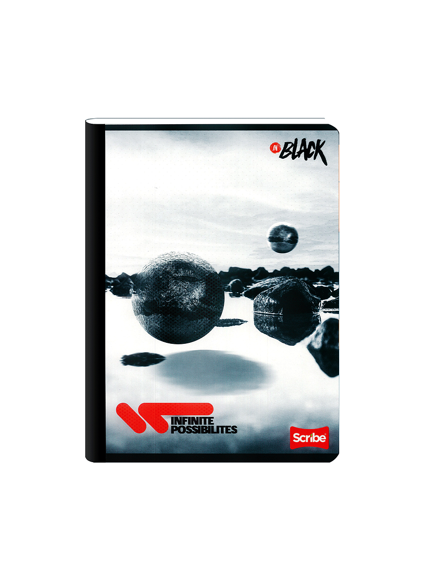 Cuaderno Cosido Inblack 50 Hojas Cuadros 8