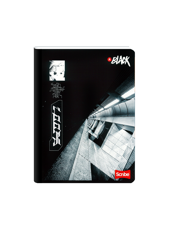 Cuaderno Cosido Inblack 50 Hojas Cuadros 9