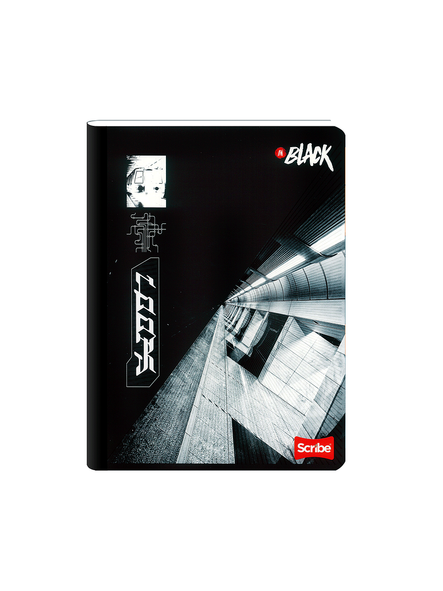 Cuaderno Cosido Inblack 50 Hojas Cuadros 9