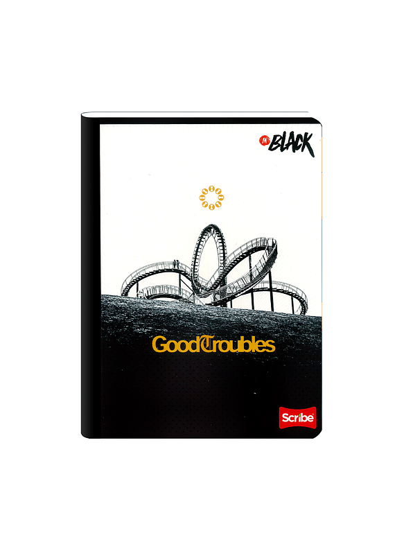 Cuaderno Cosido Inblack 50 Hojas Cuadros 10