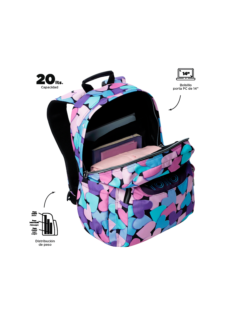 Morral Totto Juvenil Porta PC 14