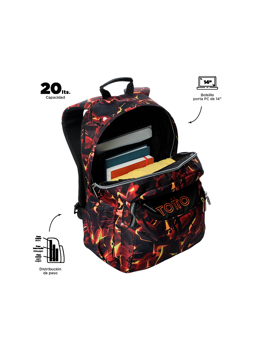 Morral Totto Juvenil Porta PC 14