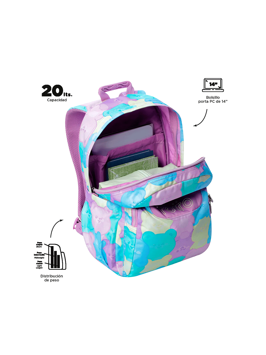 Morral Totto Juvenil Porta PC 14