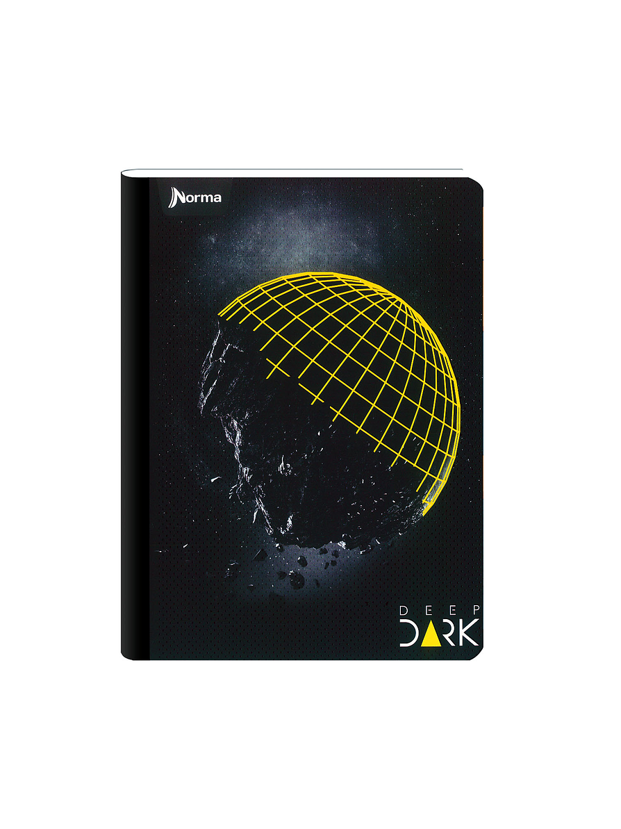 Cuaderno Cosido Deep Dark 50 Hojas Cuadros 1