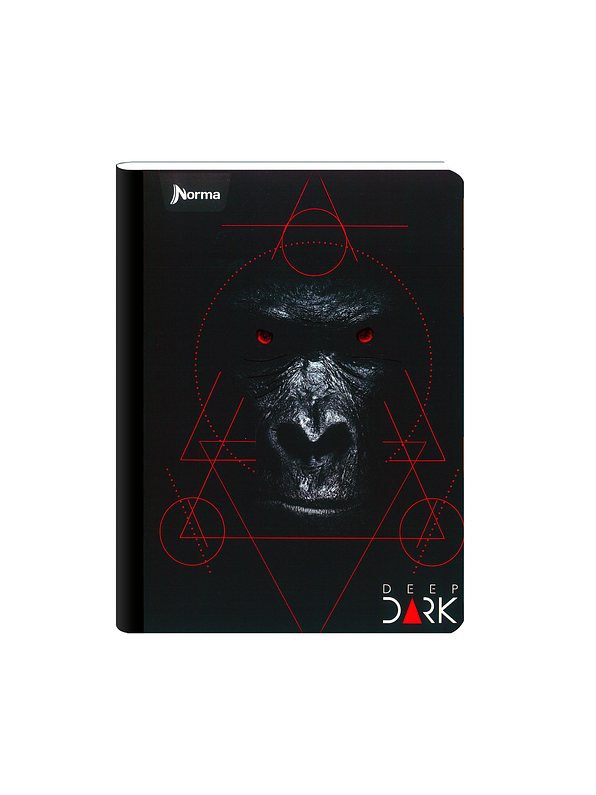 Cuaderno Cosido Deep Dark 50 Hojas Cuadros 5