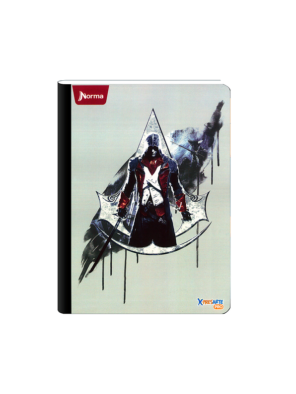 Cuaderno Cosido Norma Assassins Creed 100 Hojas Cuadros 1