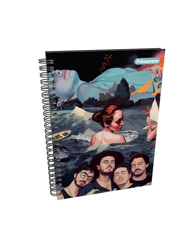 Cuaderno Catedrático Primavera Morat 80 Hojas Cuadros 3