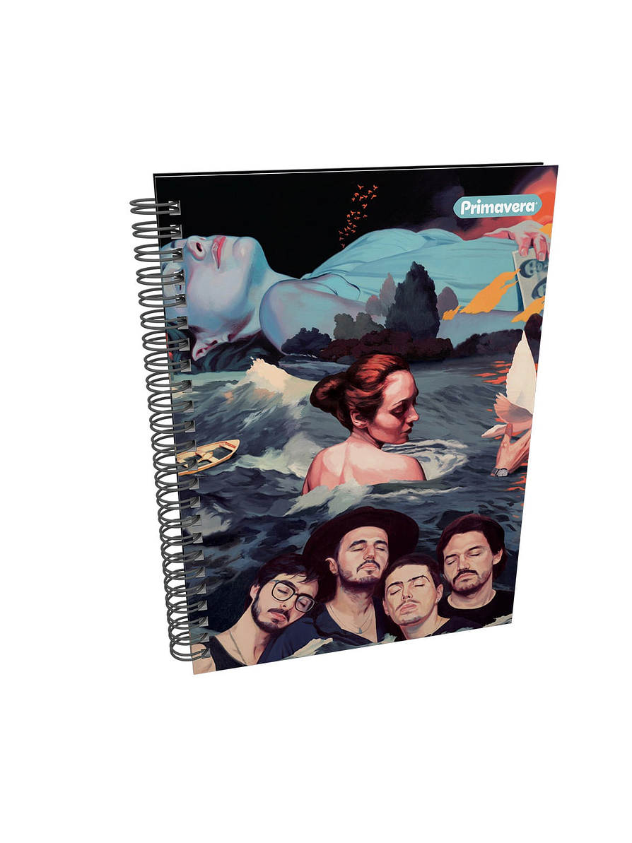Cuaderno Catedrático Primavera Morat 80 Hojas Cuadros 3