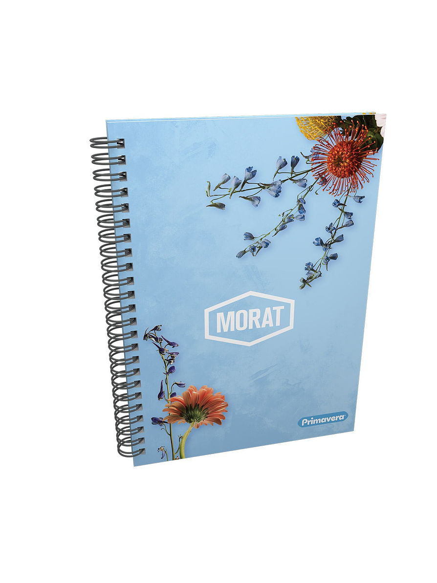 Cuaderno Catedrático Primavera Morat 80 Hojas Cuadros 4