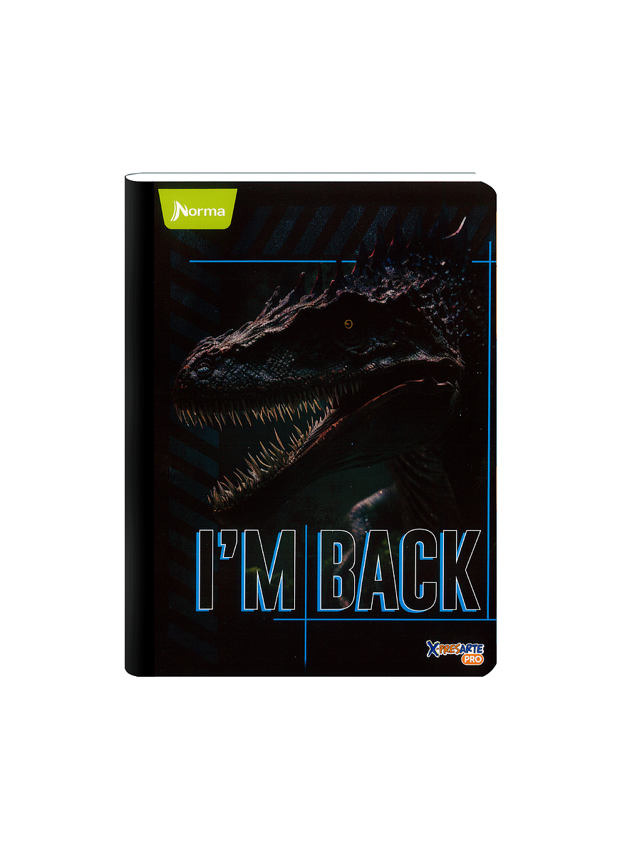 Cuaderno Cosido Dinosaurios 100 Hojas Cuadros 1