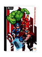 Cuaderno Cosido Norma Avengers 50 Hojas Cuadros - Miniatura 3
