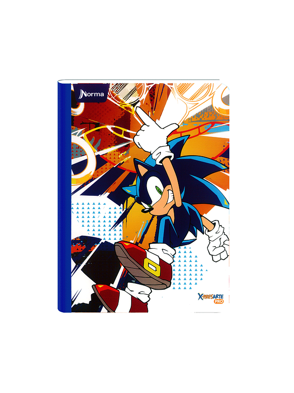 Cuaderno Cosido Norma X-Presarte Sonic 50 Hojas Cuadros 3