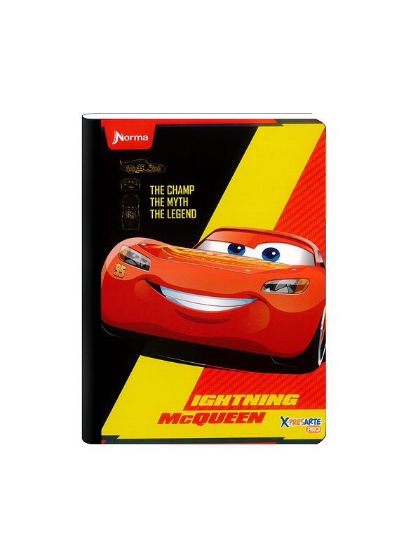 Cuaderno Cosido Norma Cars 50 Hojas Cuadros 3