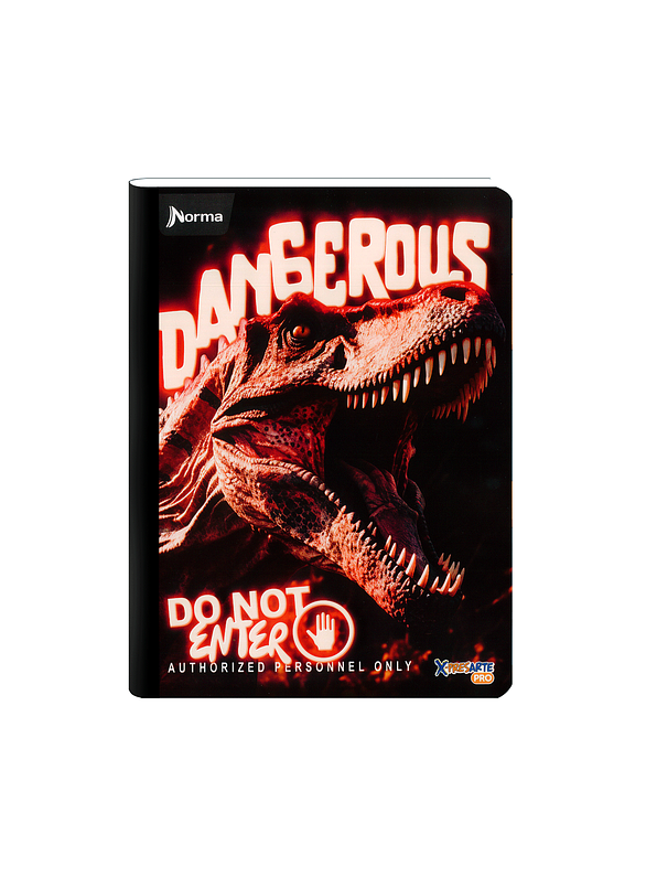 Cuaderno Cosido Dinosaurios 50 Hojas Cuadros  5