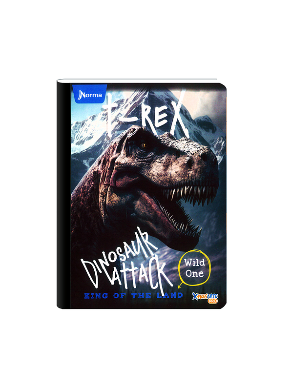 Cuaderno Cosido Dinosaurios 50 Hojas Cuadros  7