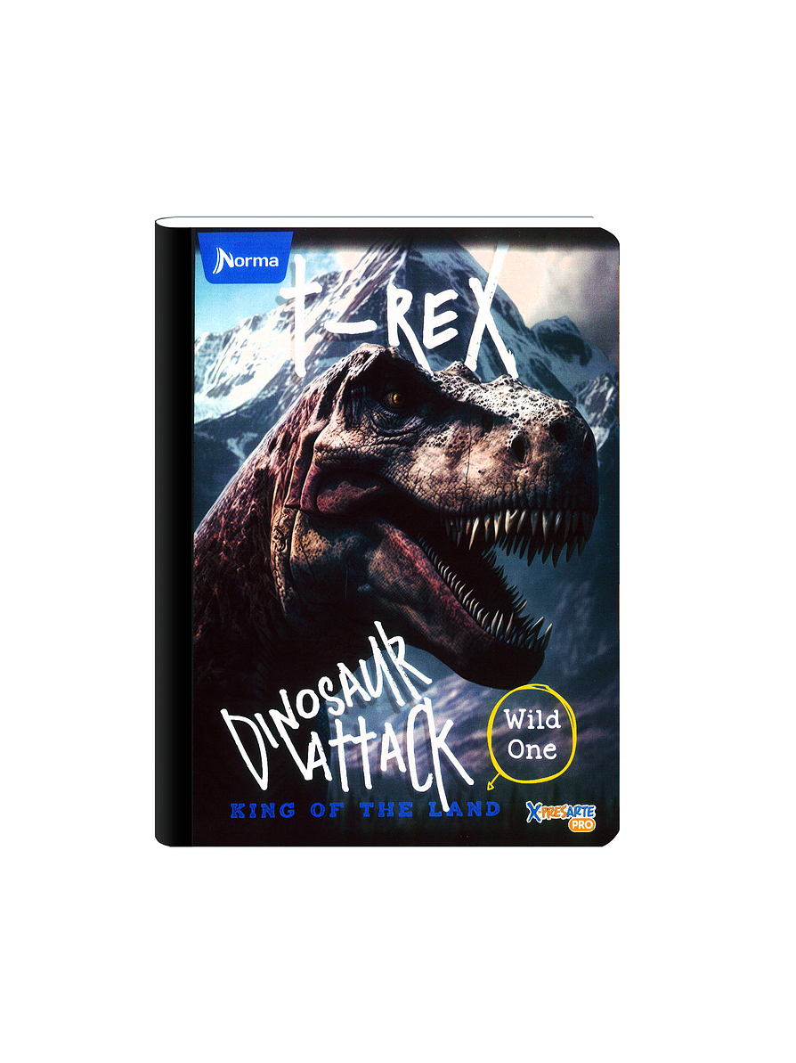 Cuaderno Cosido Dinosaurios 50 Hojas Cuadros  7