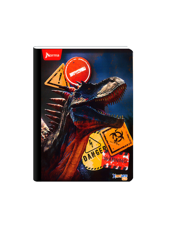 Cuaderno Cosido Dinosaurios 50 Hojas Cuadros  8