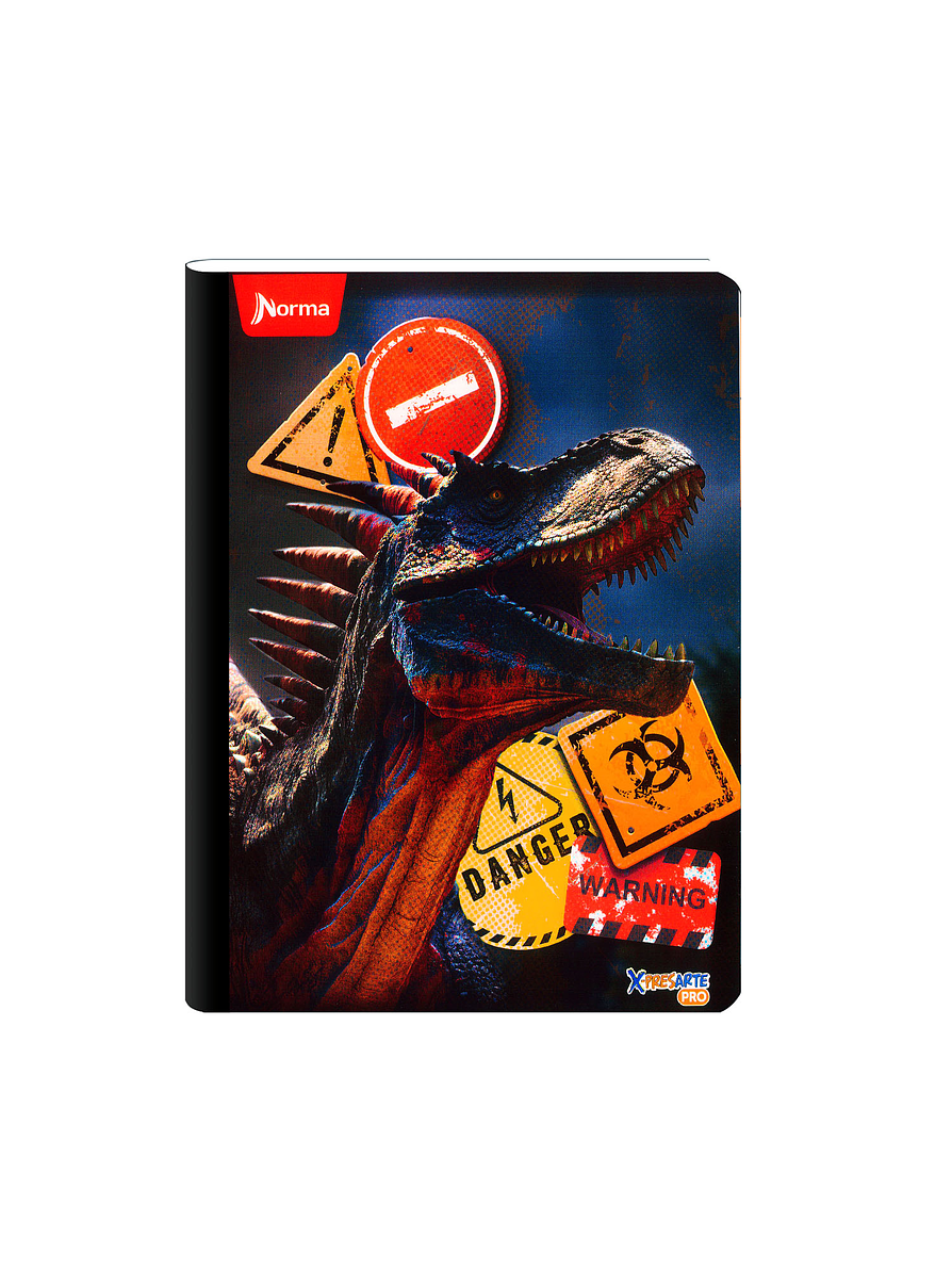 Cuaderno Cosido Dinosaurios 50 Hojas Cuadros  8