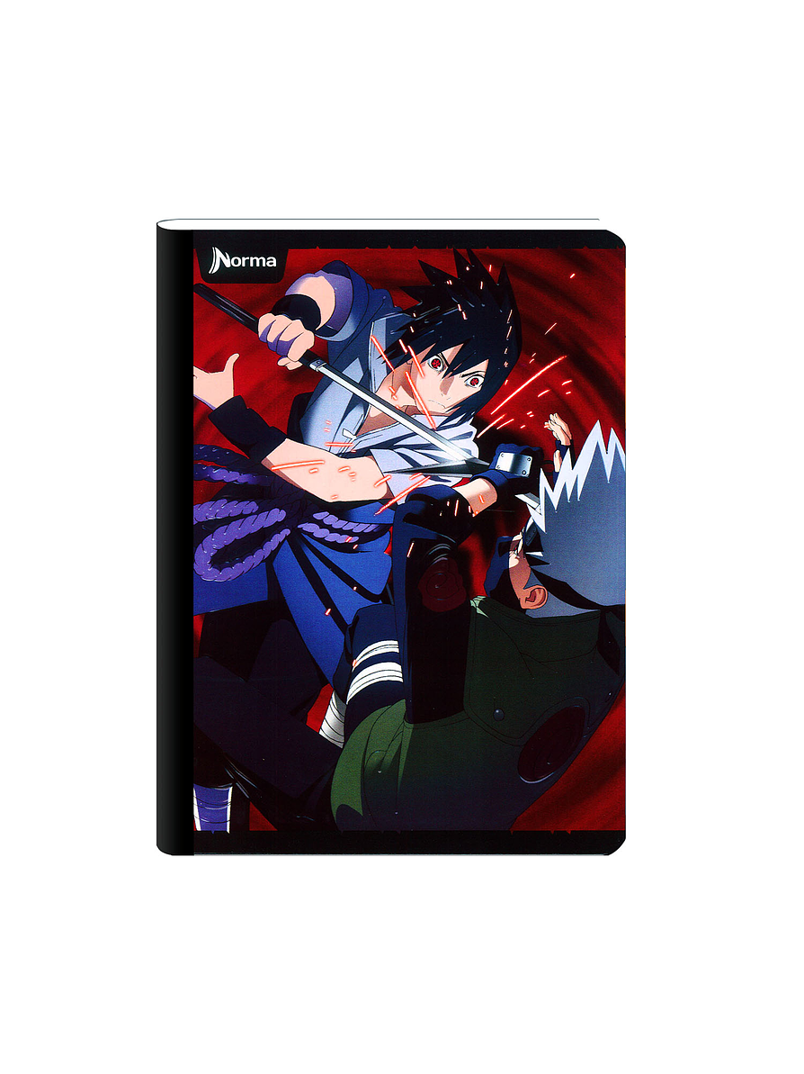 Cuaderno Cosido Naruto 100 Hojas Cuadros 1