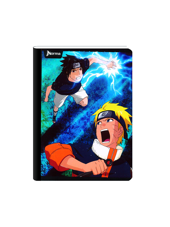 Cuaderno Cosido Naruto 100 Hojas Cuadros 2