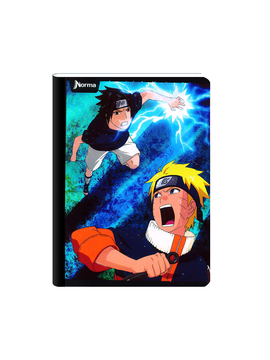 Cuaderno Cosido Naruto 100 Hojas Cuadros 2