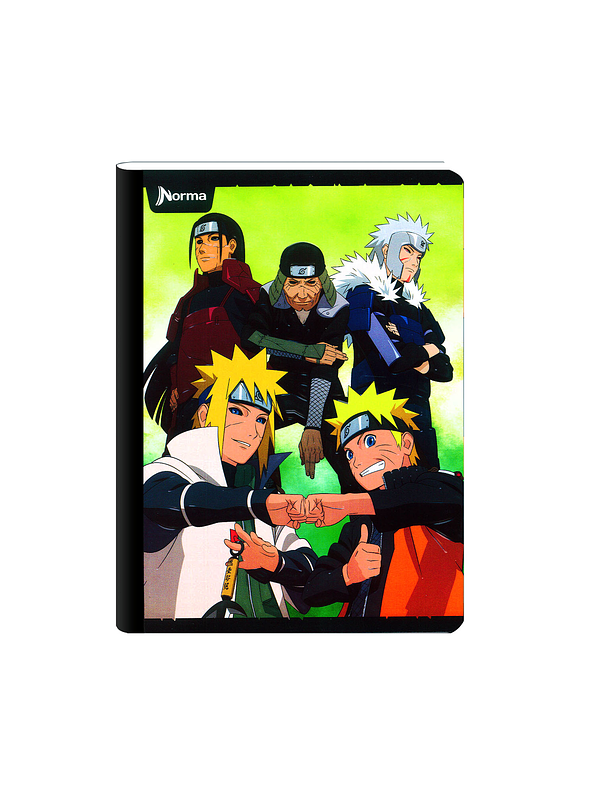 Cuaderno Cosido Naruto 100 Hojas Cuadros 3