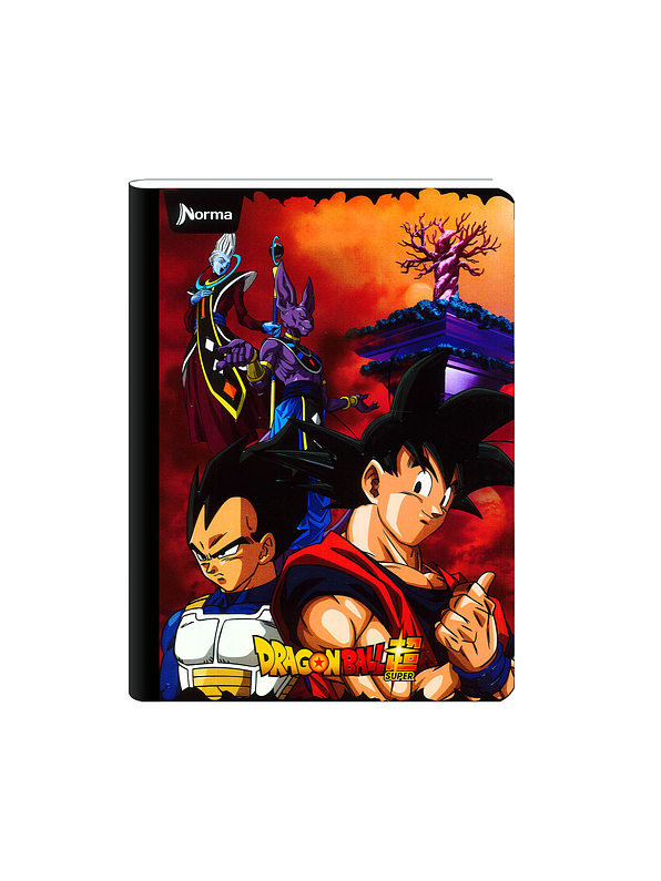 Cuaderno Cosido Norma Dragon Ball Z 100 Hojas Cuadros  4