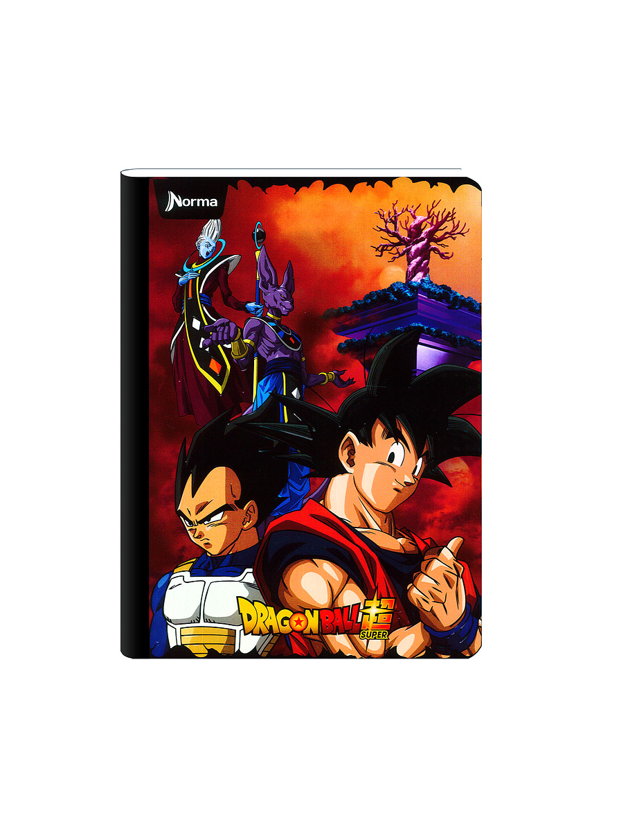 Cuaderno Cosido Norma Dragon Ball Z 100 Hojas Cuadros  4