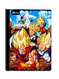 Cuaderno Cosido Norma Dragon Ball Z 100 Hojas Cuadros  - Miniatura 7