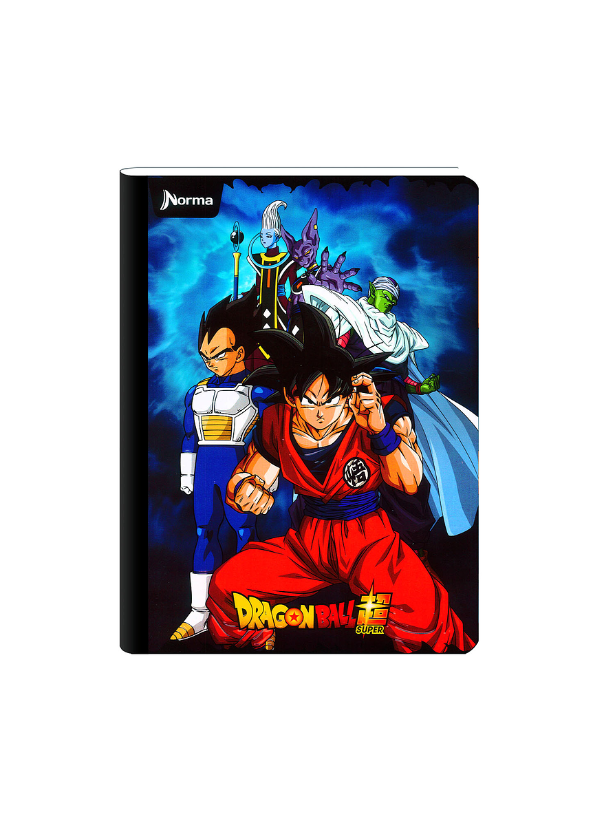 Cuaderno Cosido Norma Dragon Ball Z 100 Hojas Cuadros  8