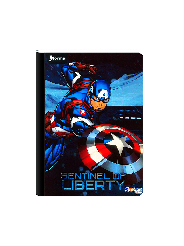 Cuaderno Cosido Norma The Avengers 100 Hojas Cuadros 8