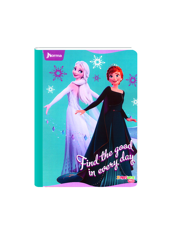Cuaderno Cosido Norma X-Presarte Frozen 50 Hojas Cuadros 5