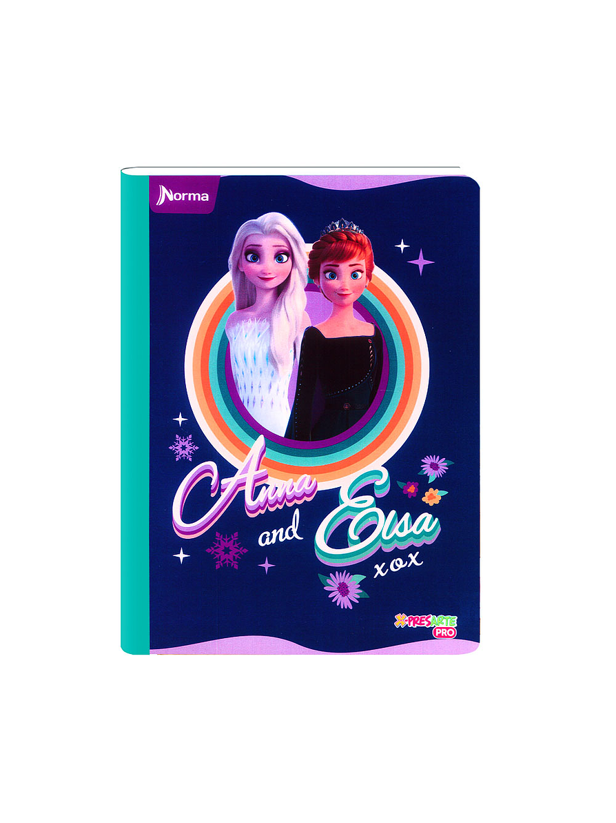 Cuaderno Cosido Norma X-Presarte Frozen 50 Hojas Cuadros 6