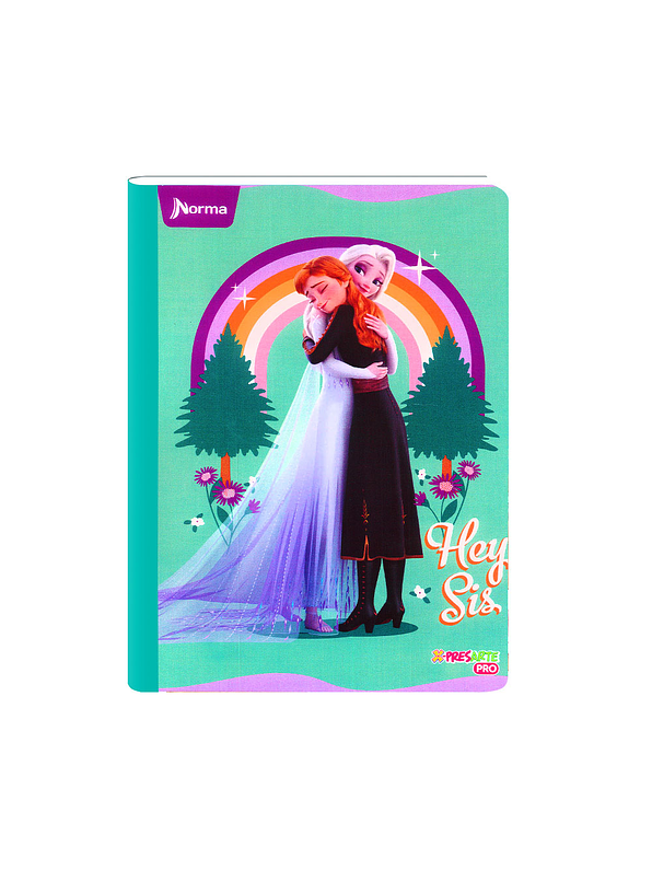 Cuaderno Cosido Norma X-Presarte Frozen 50 Hojas Cuadros 7