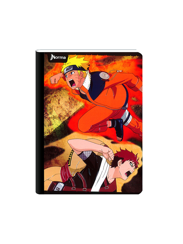 Cuaderno Cosido Naruto 50 Hojas Cuadros  3