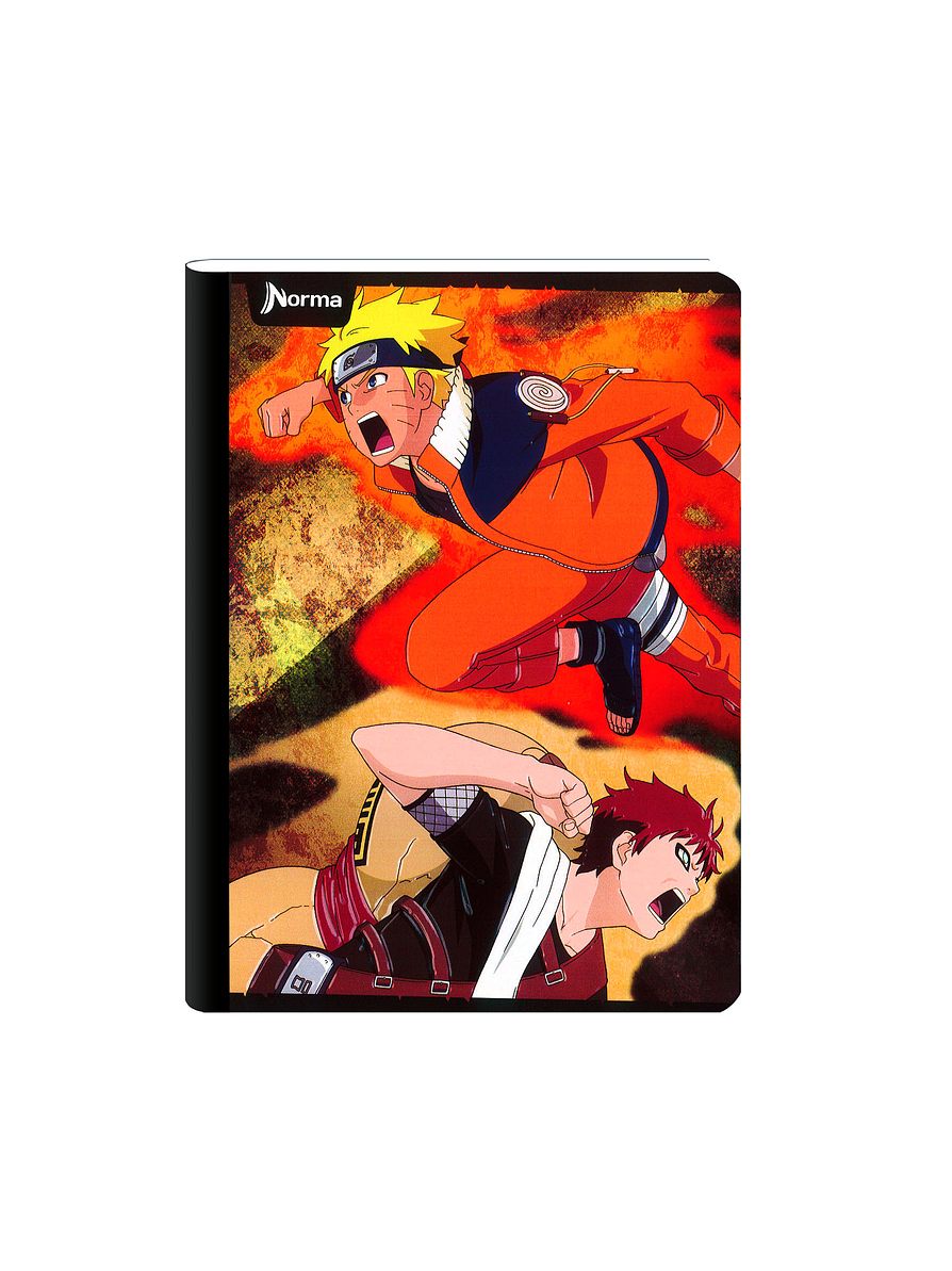 Cuaderno Cosido Naruto 50 Hojas Cuadros  3
