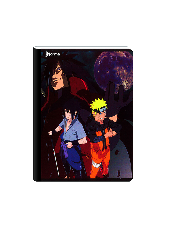 Cuaderno Cosido Naruto 50 Hojas Cuadros  4