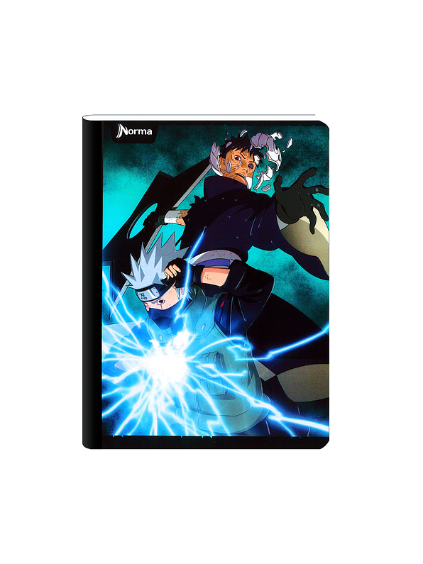 Cuaderno Cosido Naruto 50 Hojas Cuadros  6