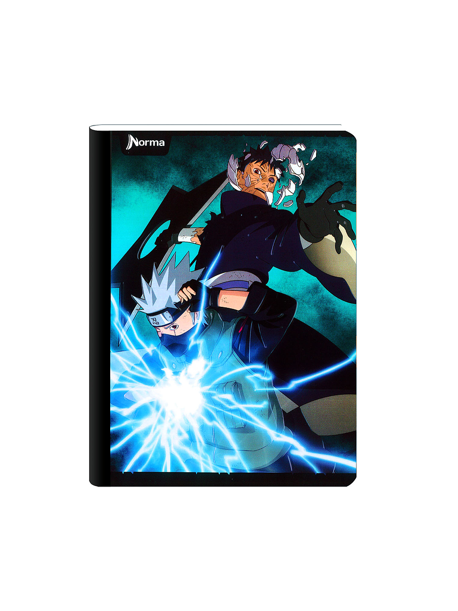 Cuaderno Cosido Naruto 50 Hojas Cuadros  6