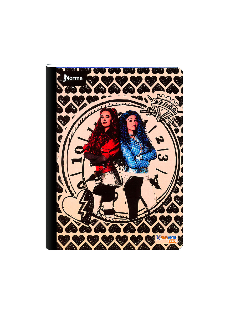 Cuaderno Cosido Norma Descendientes 100 Hojas Cuadros 8